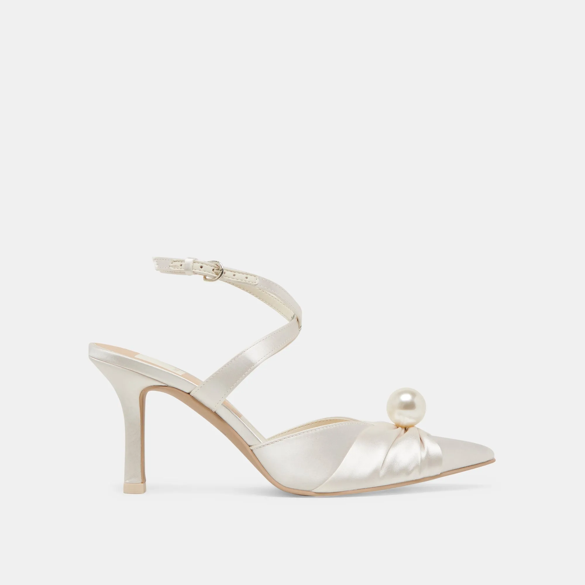 KAYSEY TALONS SATIN VANILLE