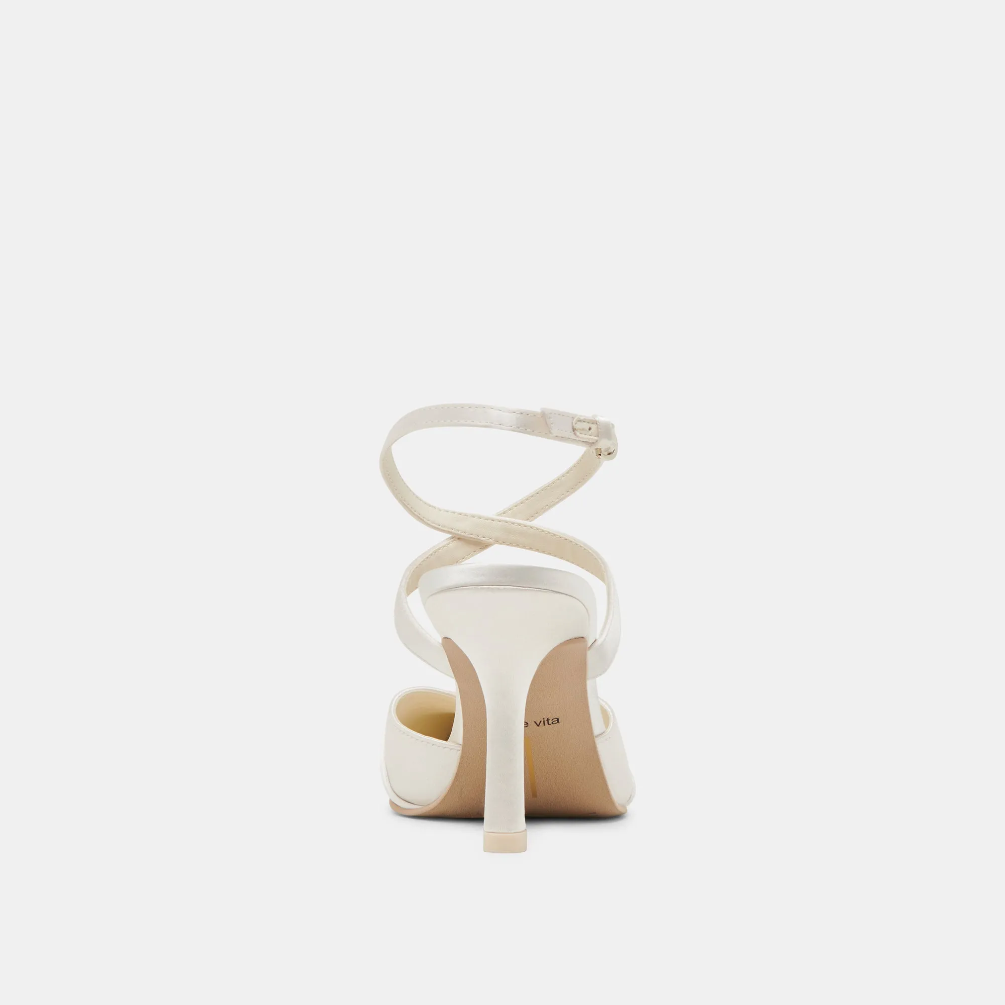 KAYSEY TALONS SATIN VANILLE