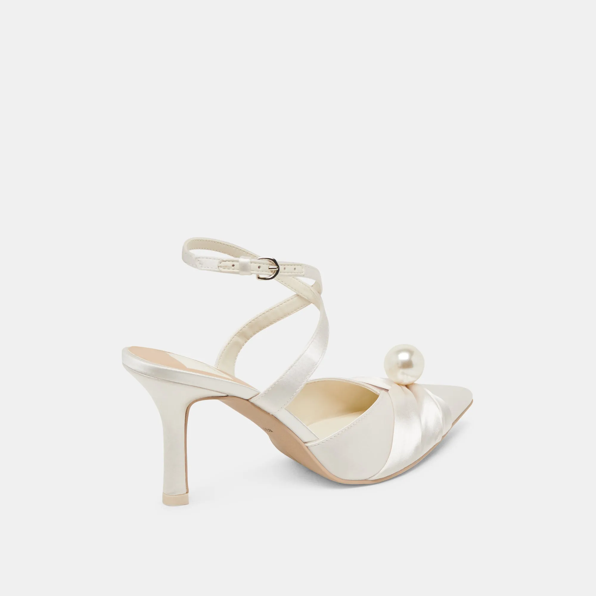 KAYSEY TALONS SATIN VANILLE
