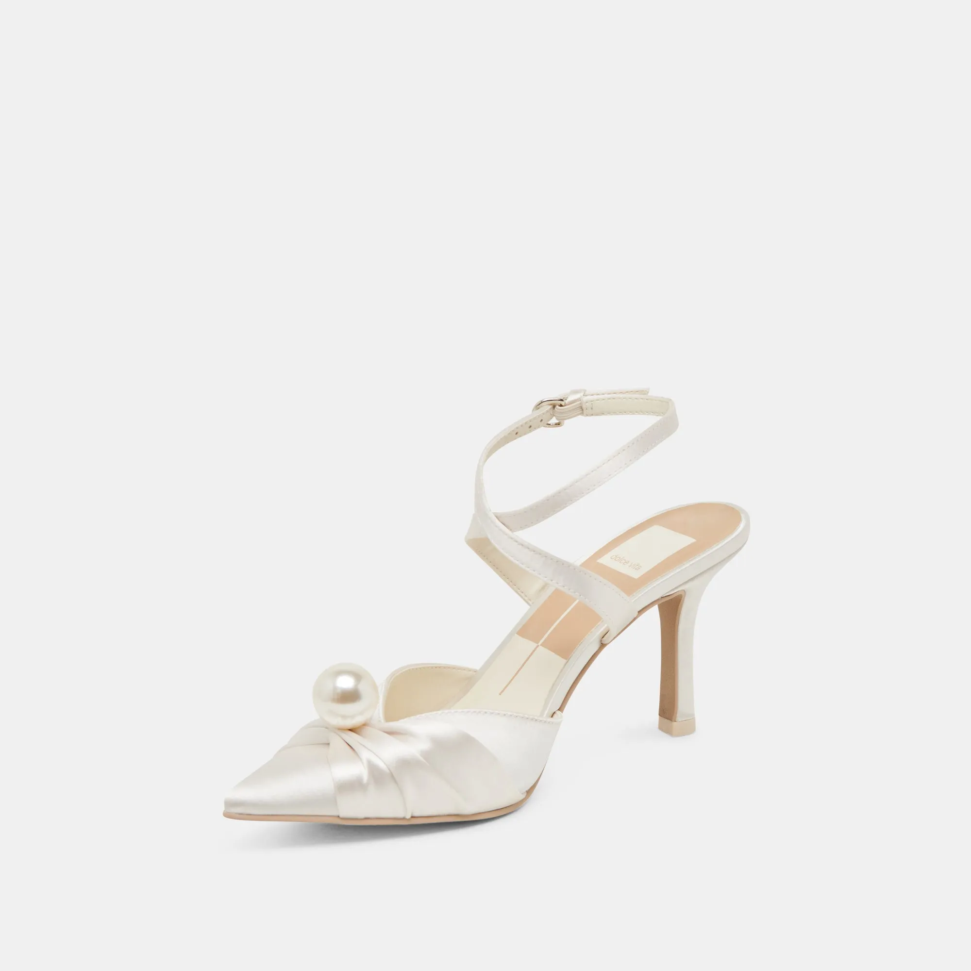 KAYSEY TALONS SATIN VANILLE