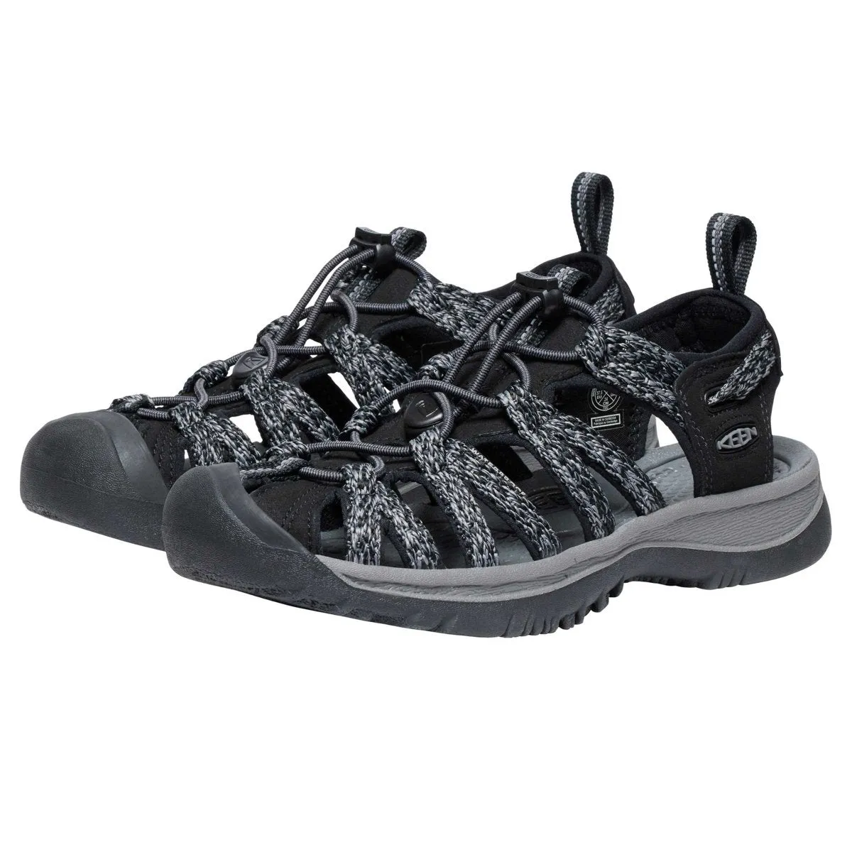 Keen Whisper Femme Noir/Acier