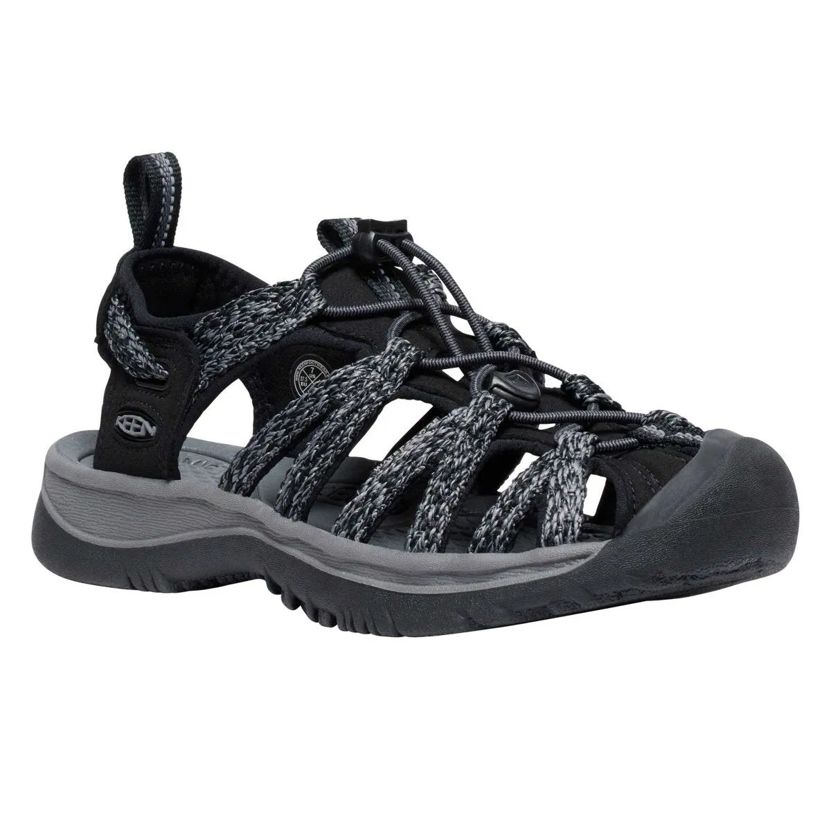 Keen Whisper Femme Noir/Acier
