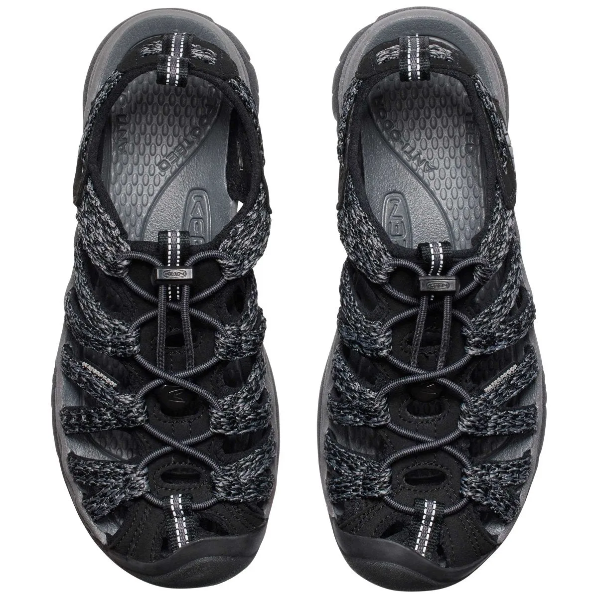 Keen Whisper Femme Noir/Acier