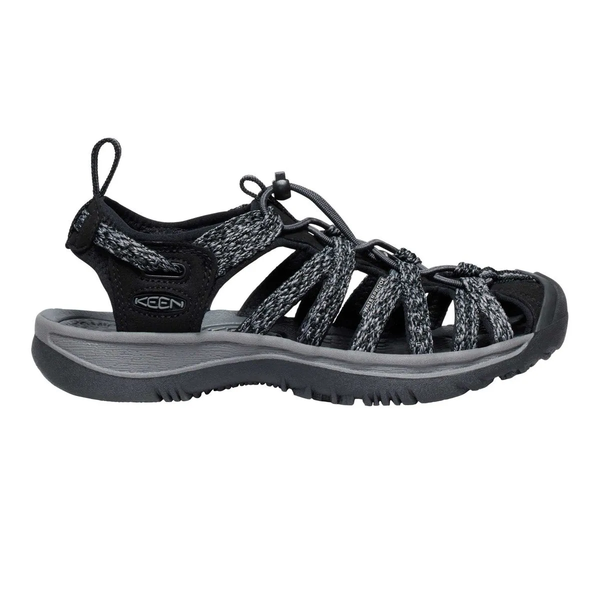 Keen Whisper Femme Noir/Acier