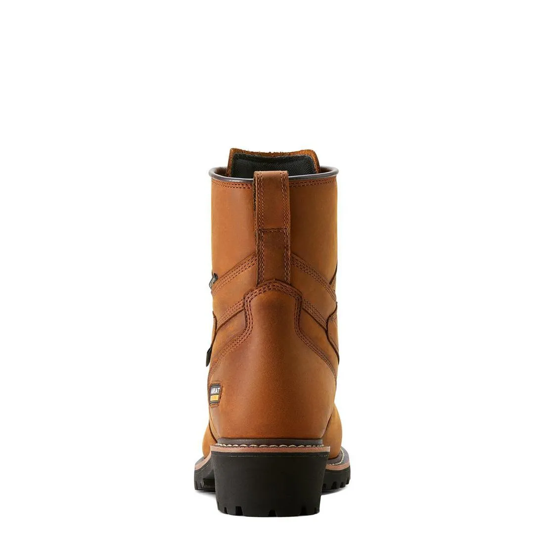 Botte de travail imperméable isolée à embout composite Logger Shock Shield Cuivre Marron