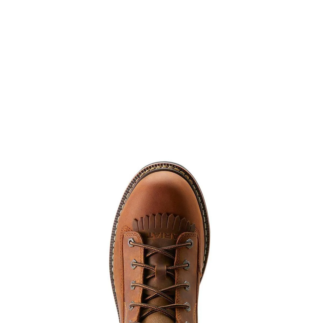 Botte de travail imperméable Longview Shock Shield 8 pouces à embout composite marron cuivré