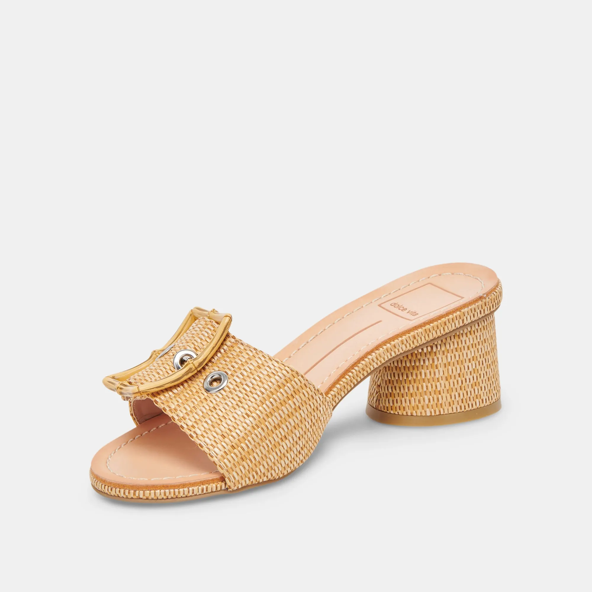LUCEY TALONS CHAUDS EN RAFFIA NATUREL