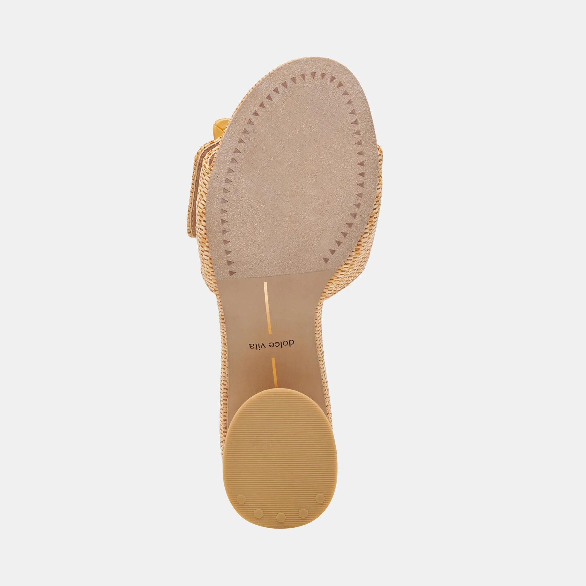 LUCEY TALONS CHAUDS EN RAFFIA NATUREL
