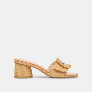 LUCEY TALONS CHAUDS EN RAFFIA NATUREL