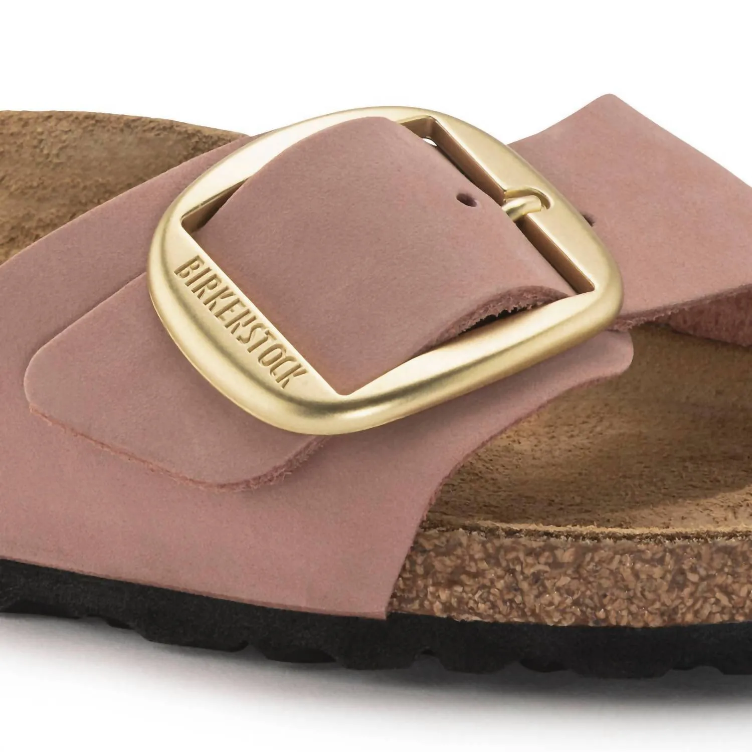 Madrid Big Buckle - Étroit en Vieille Rose