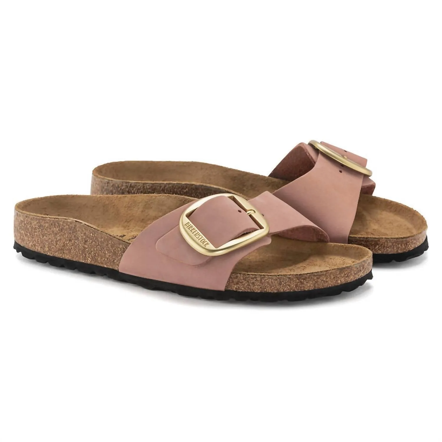 Madrid Big Buckle - Étroit en Vieille Rose