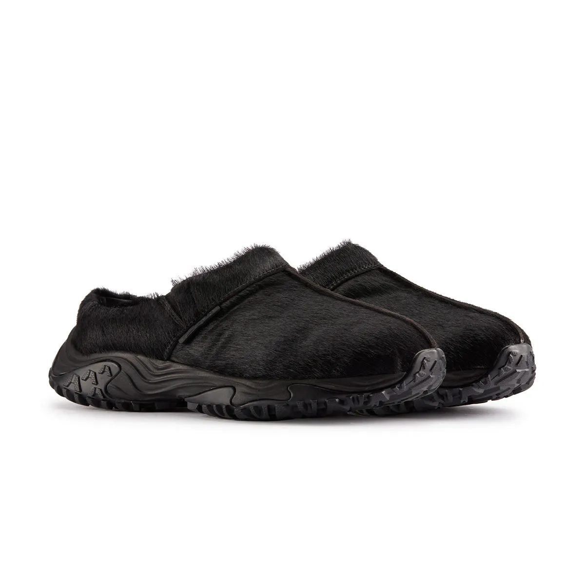   Martine rose CUR Clog 1 'Cuir Noir Intéressant'