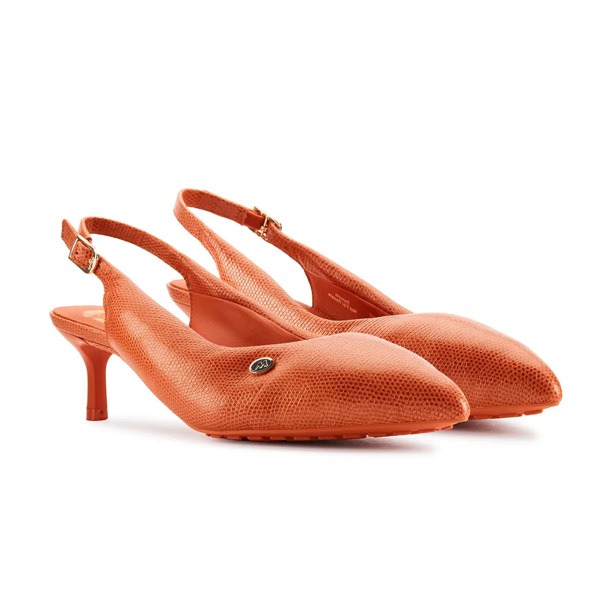   Martine rose Wmns CUR Sling 1 'Cuir Orange Intéressant'