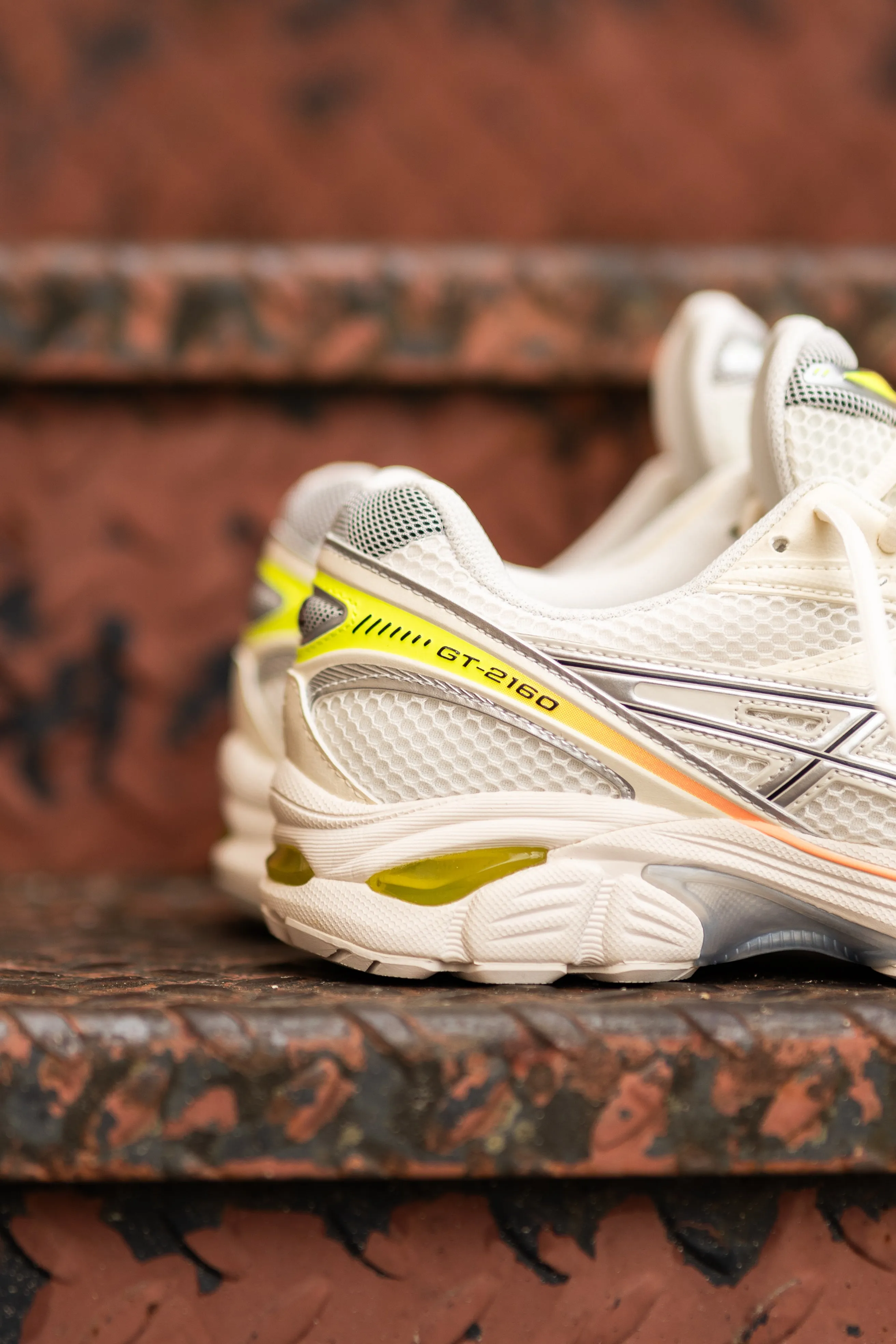 Asics GT-2160 Paris pour Homme (Créme/Jaune Sécurité)