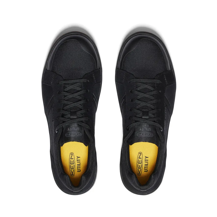 Chaussure de travail Kenton ESD pour homme (embout en carbone) | Noir/Gomme