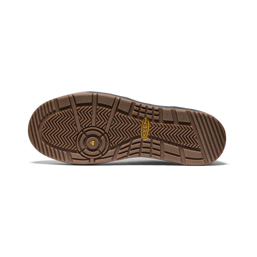 Chaussure de travail Kenton ESD pour homme (embout en carbone) | Noir/Gomme
