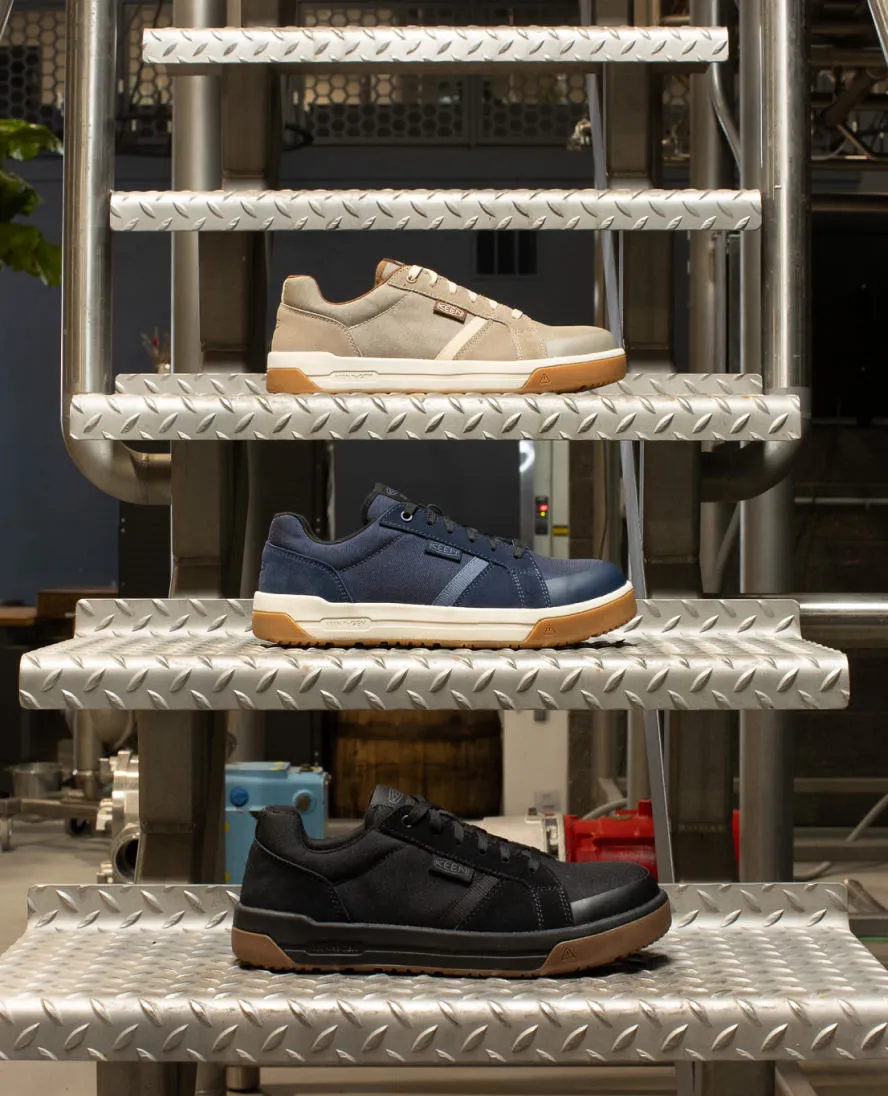 Chaussure de travail Kenton pour homme (embout en carbone) | Académie navale/Gomme