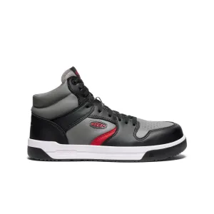 Chaussure de travail Overton Mid pour homme (embout en carbone) | Gris acier/Noir