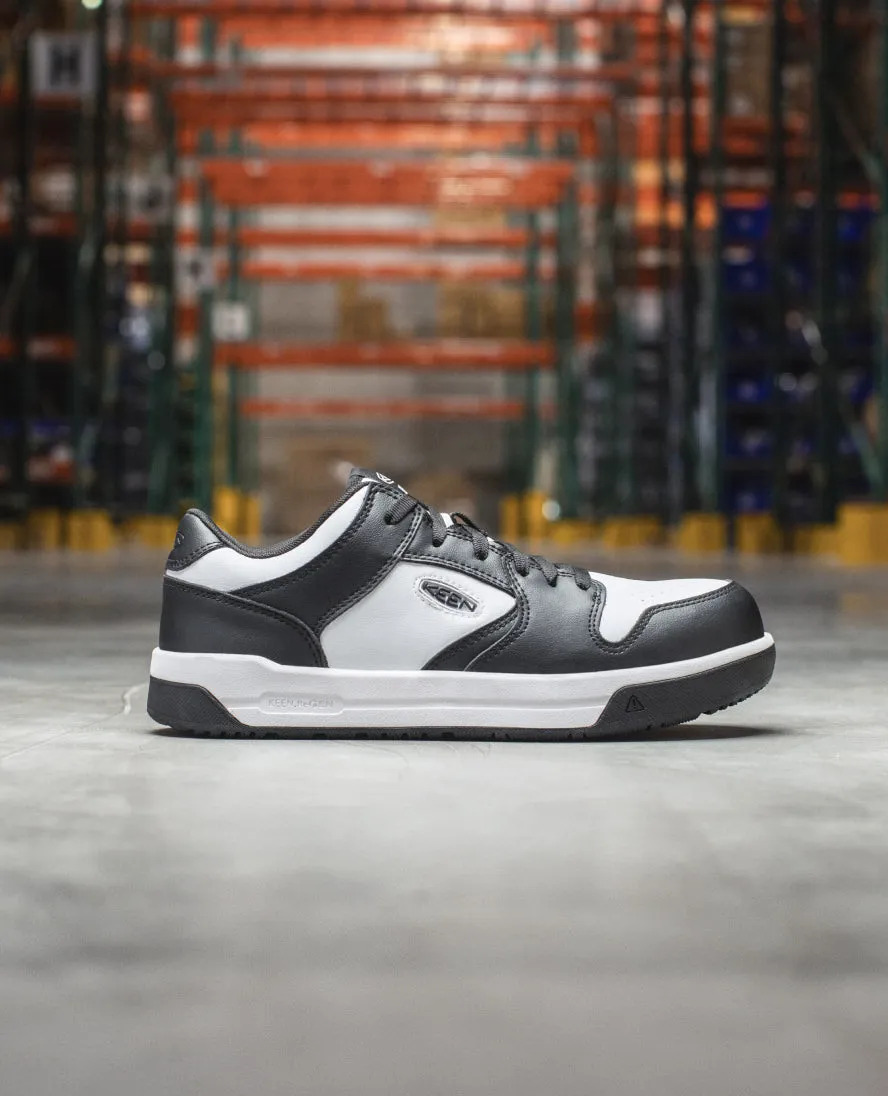 Chaussure de travail Overton pour homme (embout en carbone) | Blanc étoile/Noir