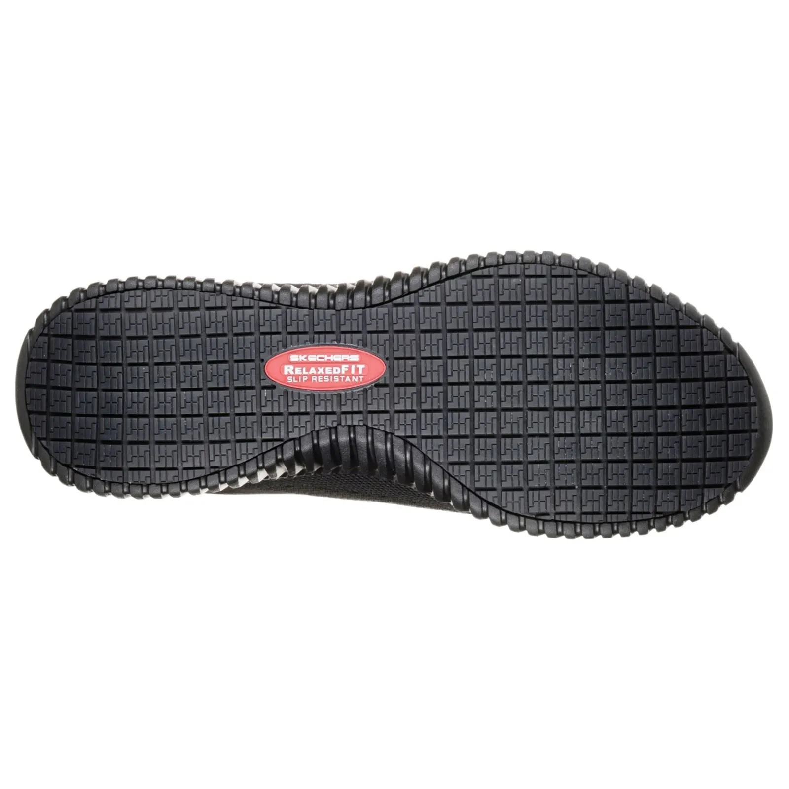 Chaussures de travail larges pour hommes Skechers 77188EC Cessnock - Noir