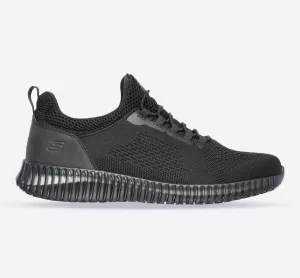 Chaussures de travail larges pour hommes Skechers 77188EC Cessnock - Noir