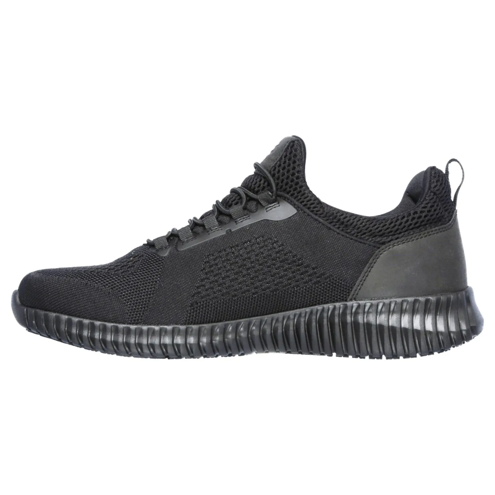 Chaussures de travail larges pour hommes Skechers 77188EC Cessnock - Noir