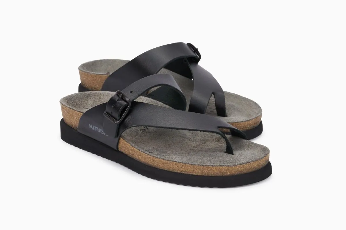 Mephisto Femmes Helen Cuir Noir Cire