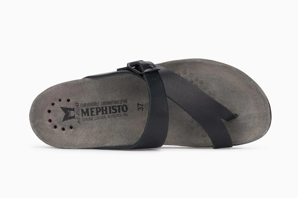 Mephisto Femmes Helen Cuir Noir Cire