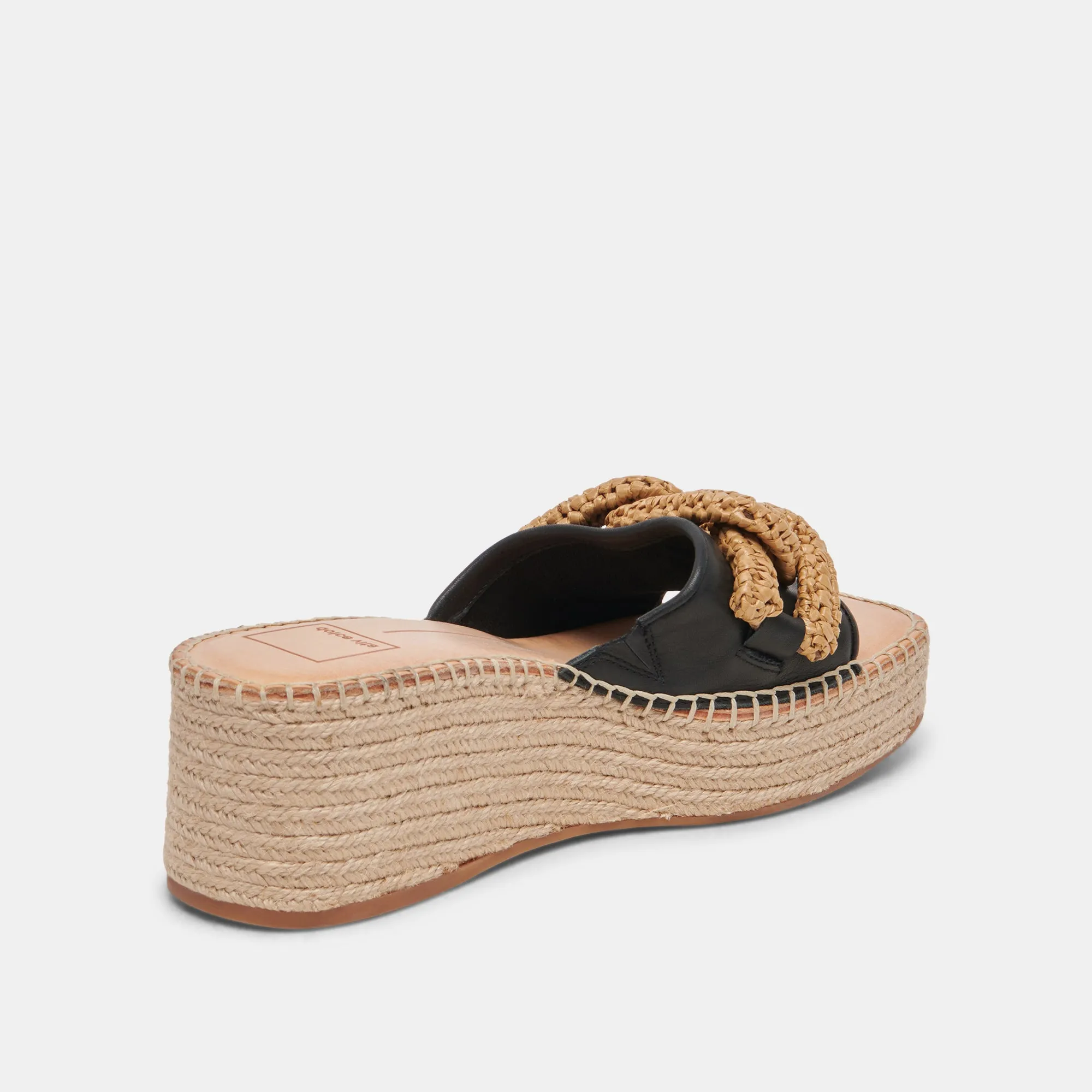 SANDALES NARNIA EN CUIR NOIR
