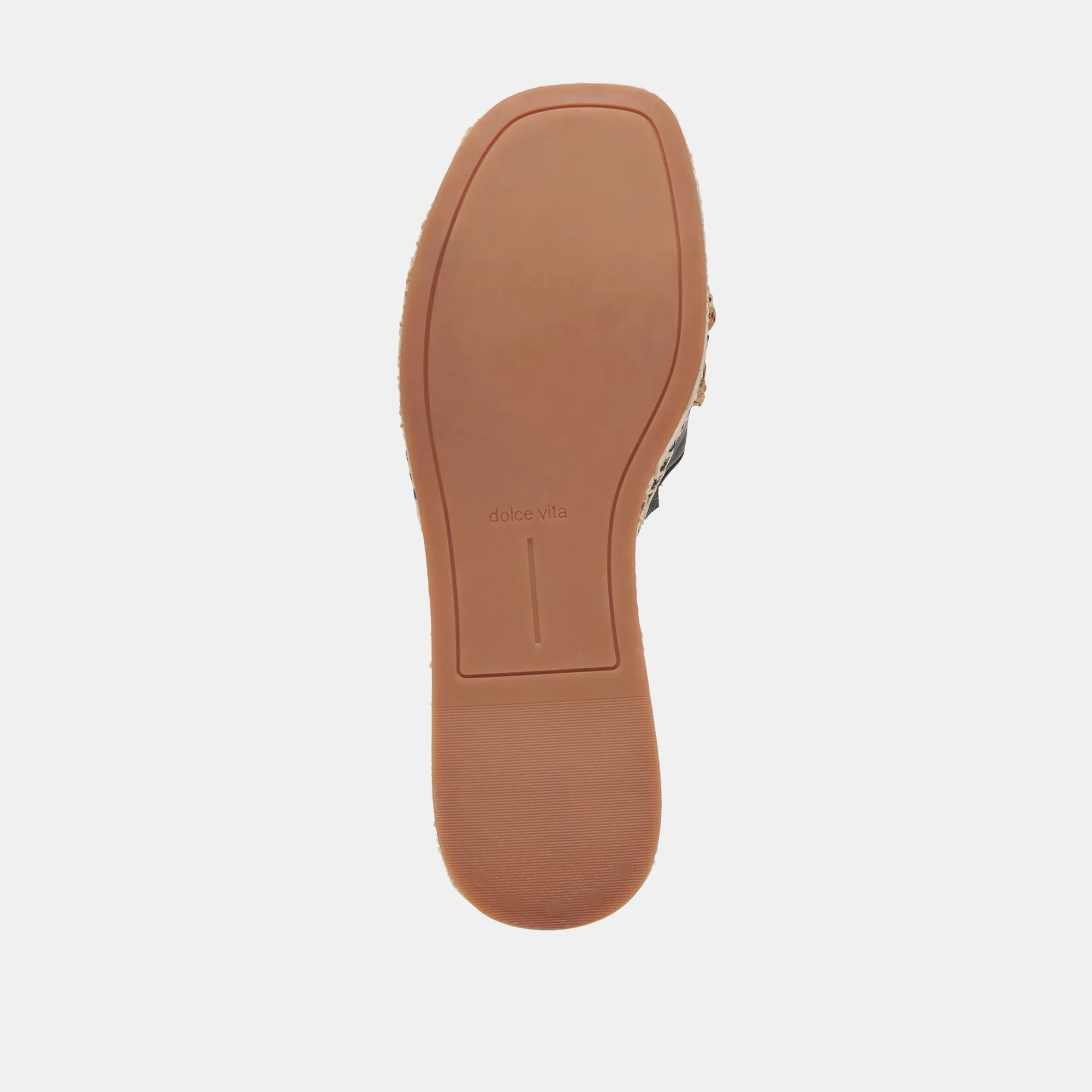 SANDALES NARNIA EN CUIR NOIR