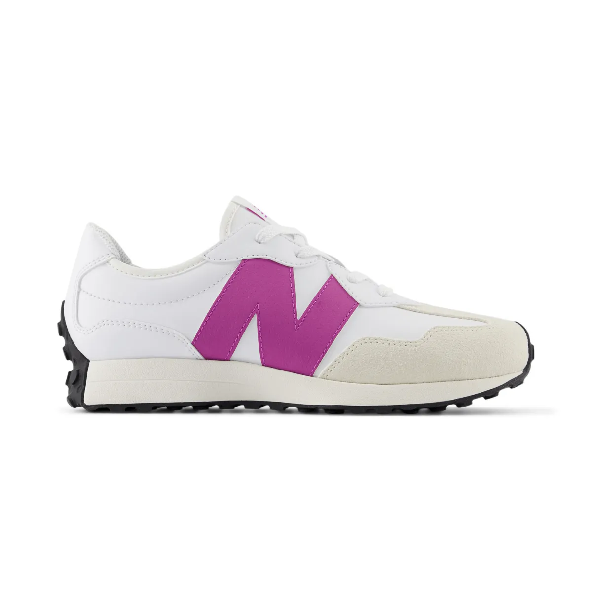 New Balance Enfant (École Primaire) GS327ST Blanc/Fruit de la Passion