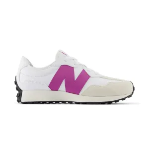 New Balance Enfant (École Primaire) GS327ST Blanc/Fruit de la Passion
