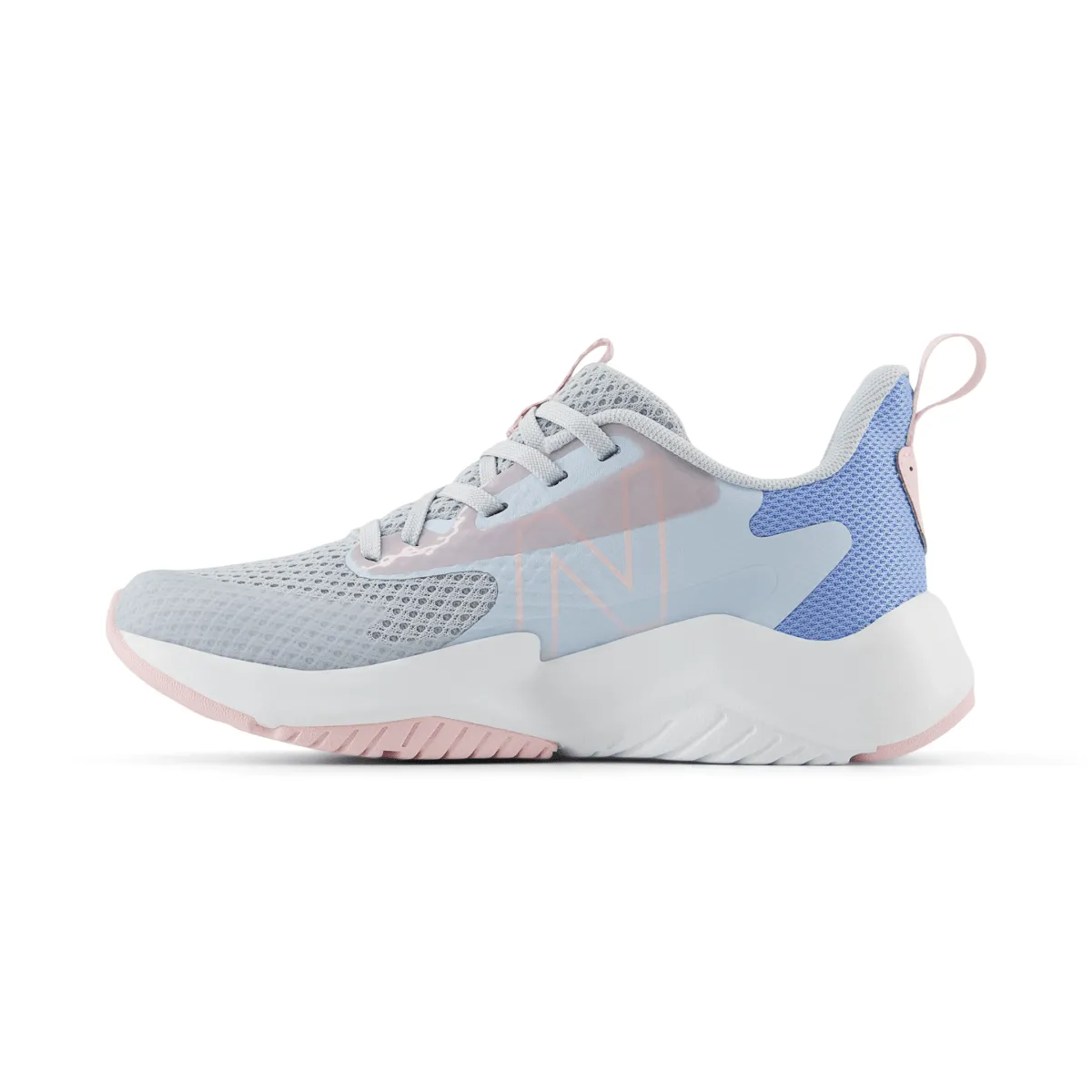 New Balance Enfant (Préscolaire) Rave Run v2 PKRAVAG2 Bleu Ciel Clair/Granite/Rose Sucré