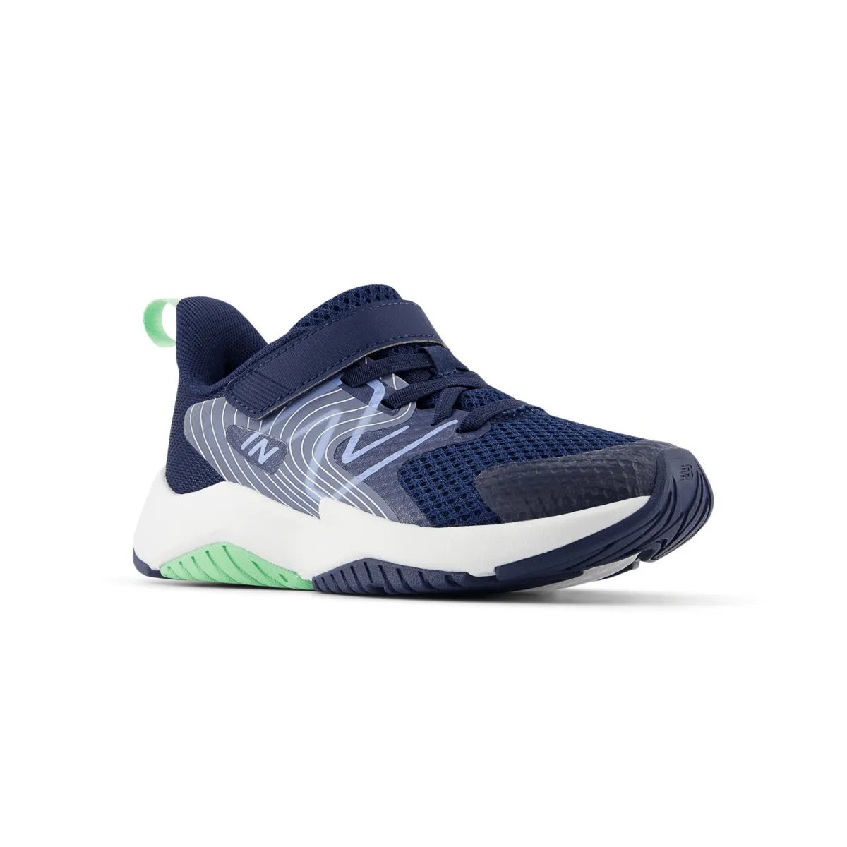 New Balance Enfant (Préscolaire) Rave Run v2 YTRAVAB2 Marine/Ciel Électrique/Herbe Douce