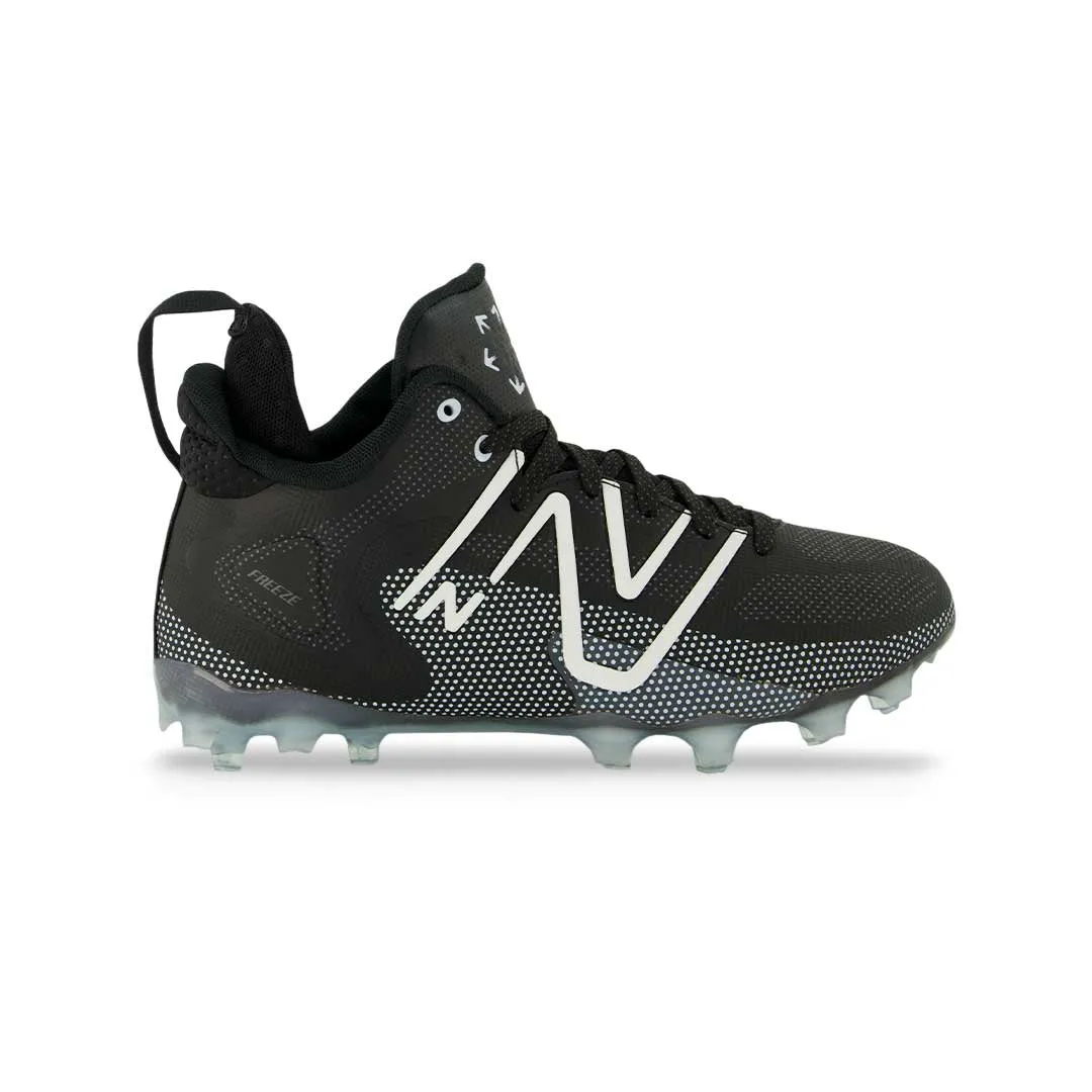 New Balance - Chaussures de lacrosse FreezeLX v4 pour hommes (Large) (FREEZBK4-2E)