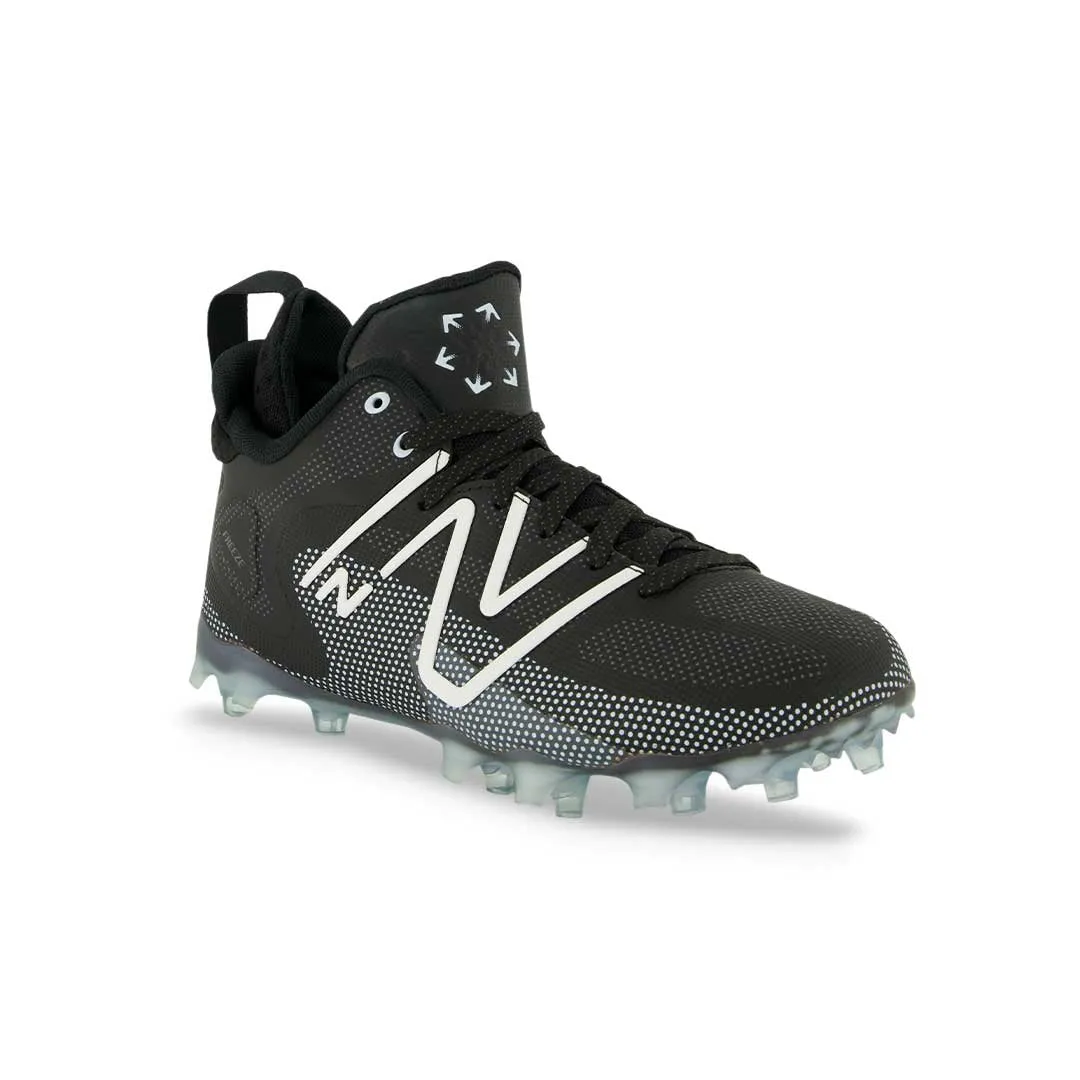 New Balance - Chaussures de lacrosse FreezeLX v4 pour hommes (Large) (FREEZBK4-2E)