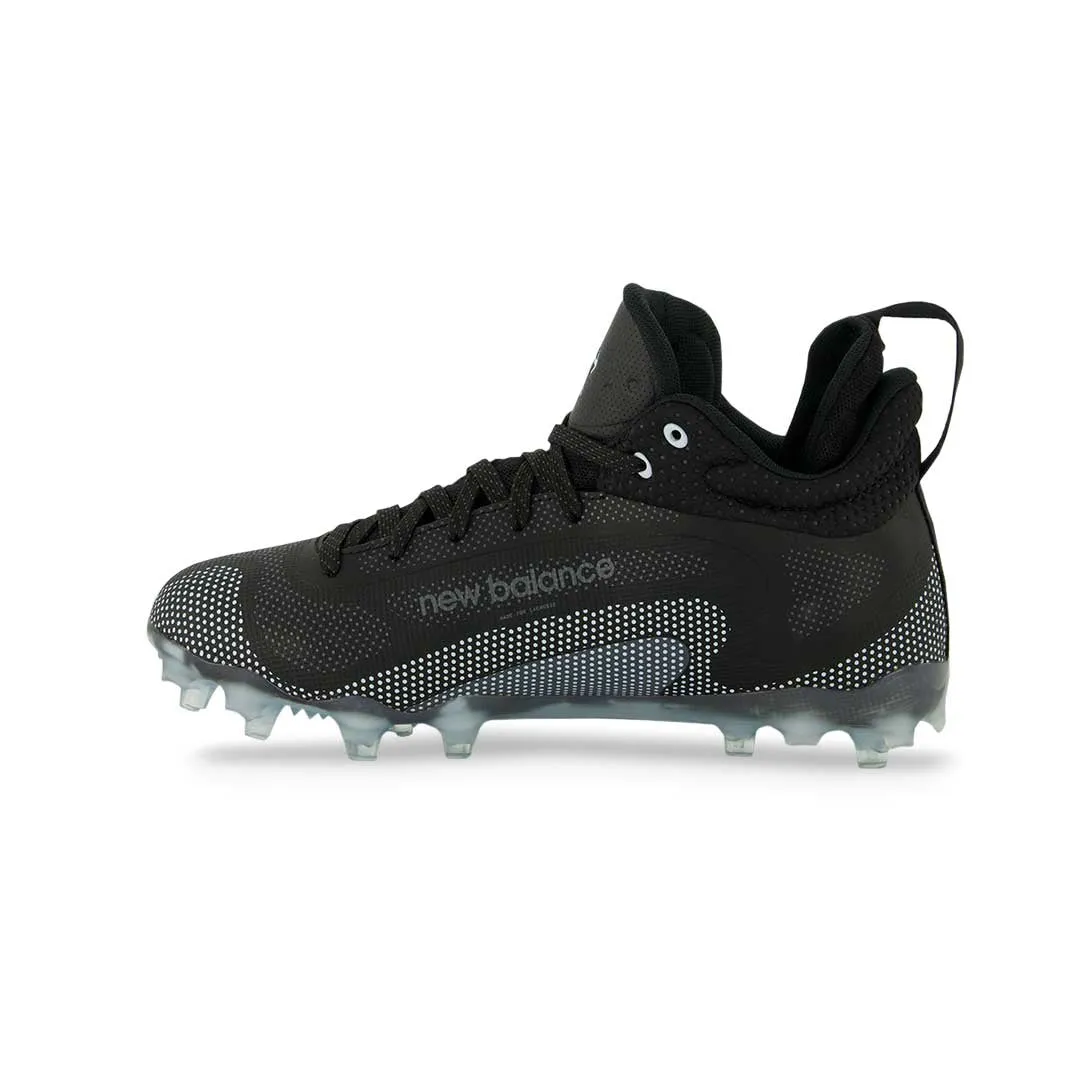 New Balance - Chaussures de lacrosse FreezeLX v4 pour hommes (Large) (FREEZBK4-2E)