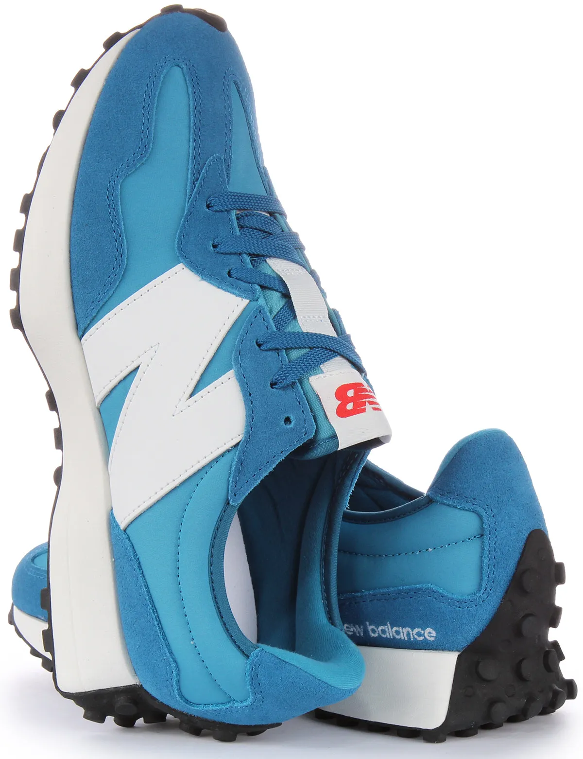 New Balance U327EA en Bleu Blanc Chaussures New Balance