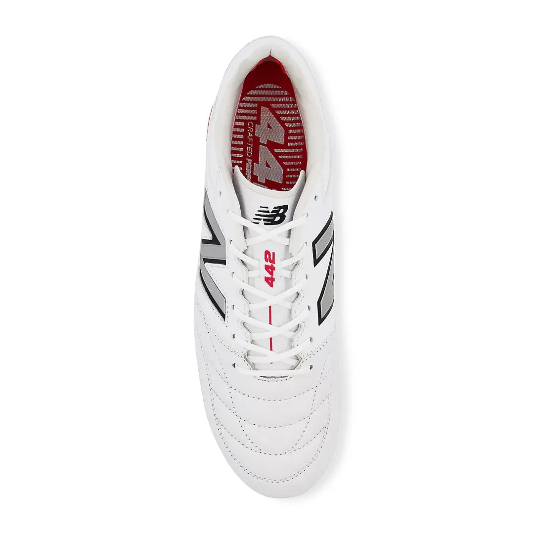 New Balance - Chaussures de football à crampons Unisexe 442 V2 Pro pour terrain sec (Large) (MS41FWT2-2E)