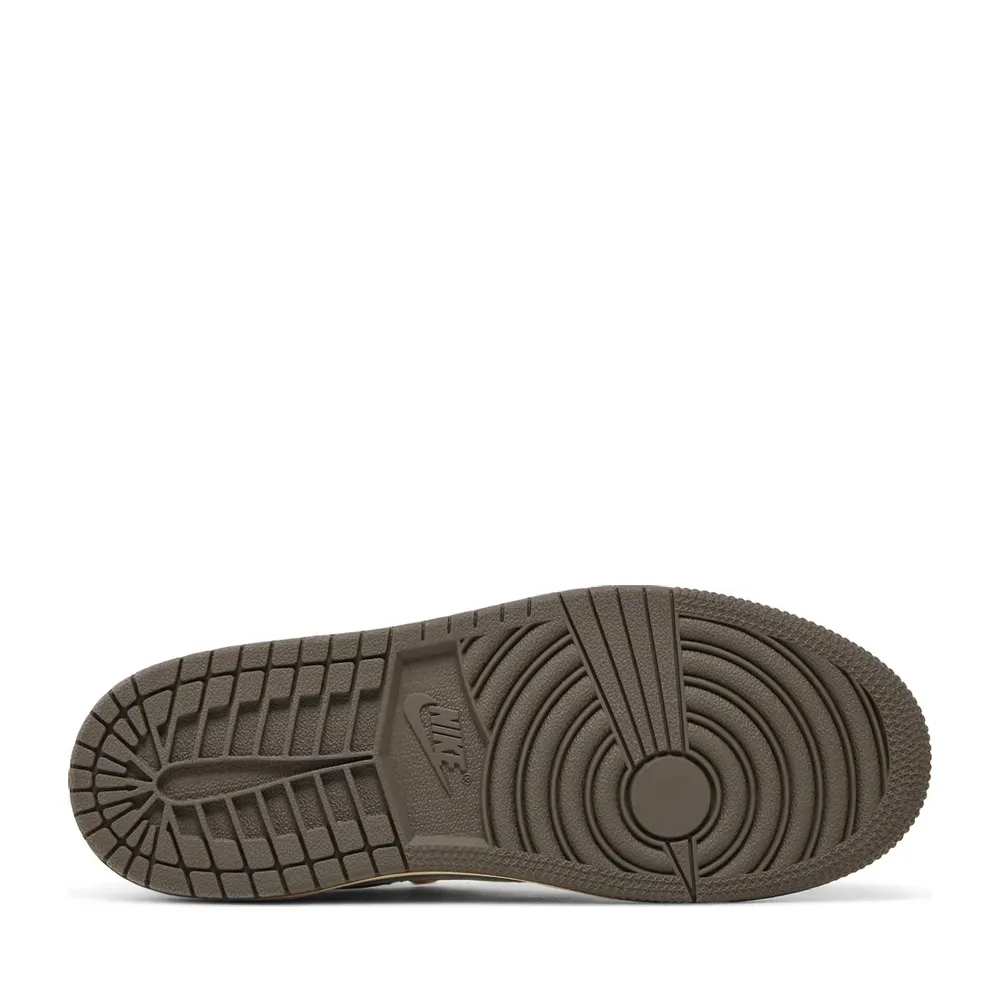 NIKE X TRAVIS SCOTT AIR JORDAN 1 RETRO BASSE REVERSE MOCHA POUR ENFANTS D'ÂGE PRÉSCOLAIRE