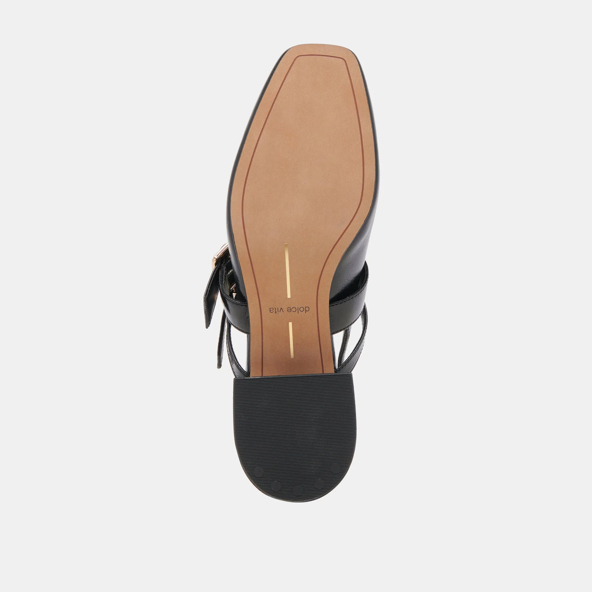 PATZY HEELS MIDNIGHT CUIR VERNI FROISSÉ