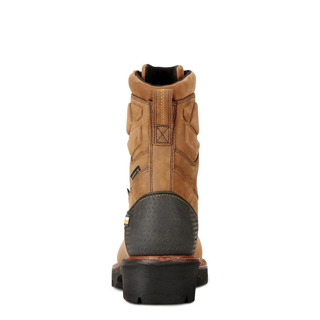Botte de travail Powerline 8 pouces à embout composite imperméable 400g brun vieilli huileux