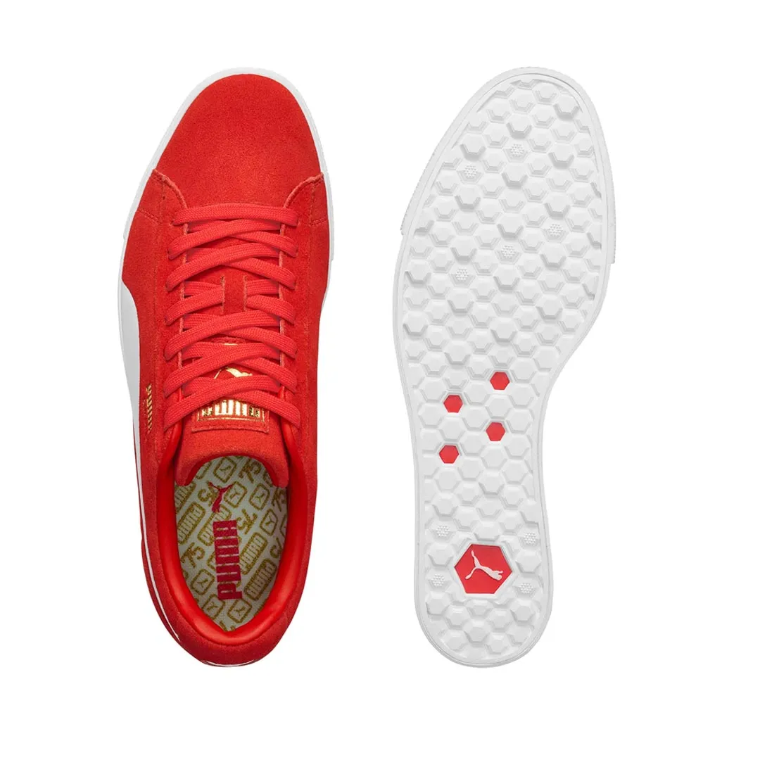 Puma - Chaussures de golf Fusion Suede pour homme intemporelles (379823 01)