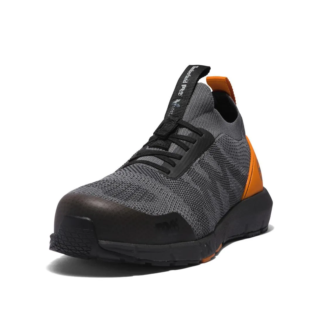 Chaussure de travail à embout composite tricoté Radius Gris