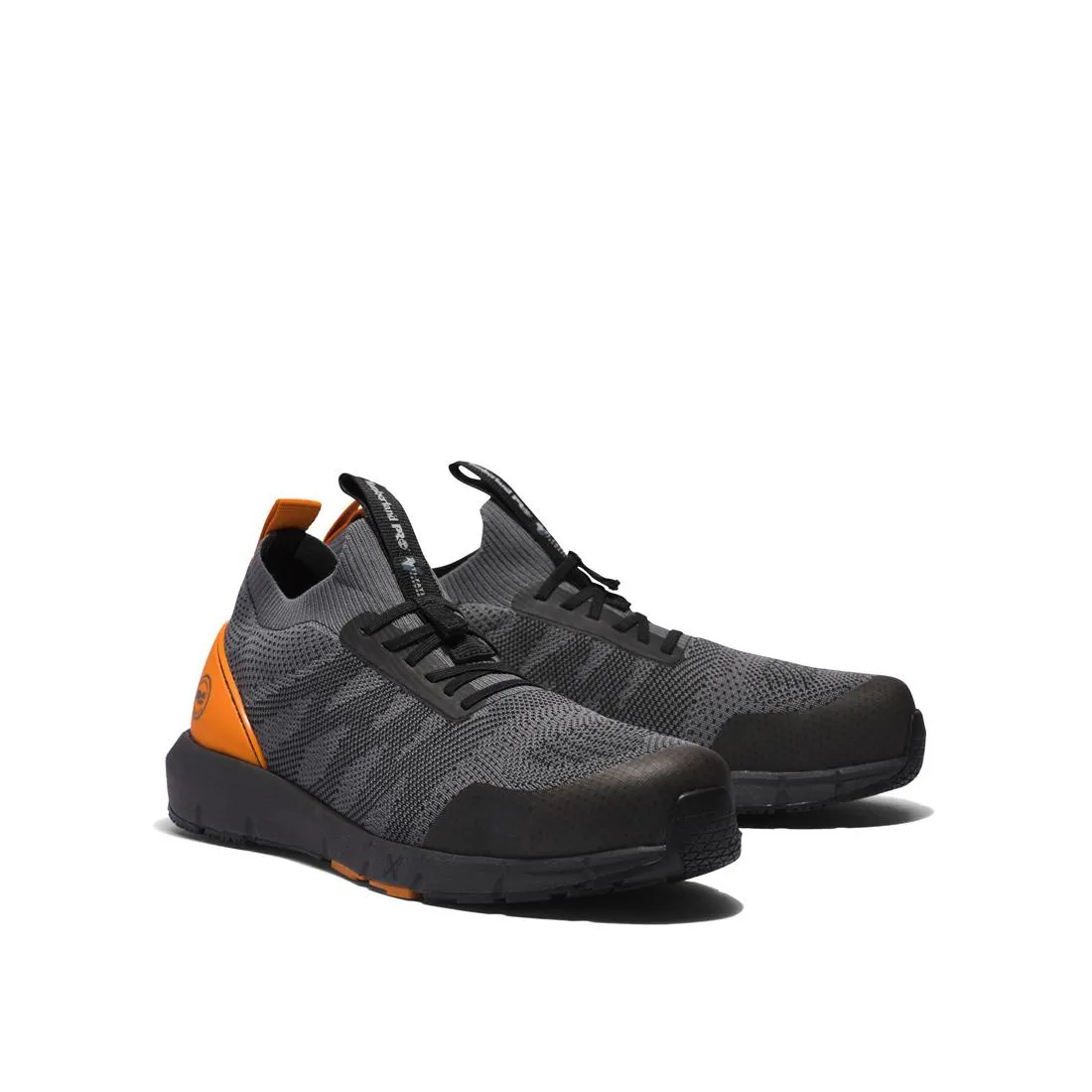 Chaussure de travail à embout composite tricoté Radius Gris