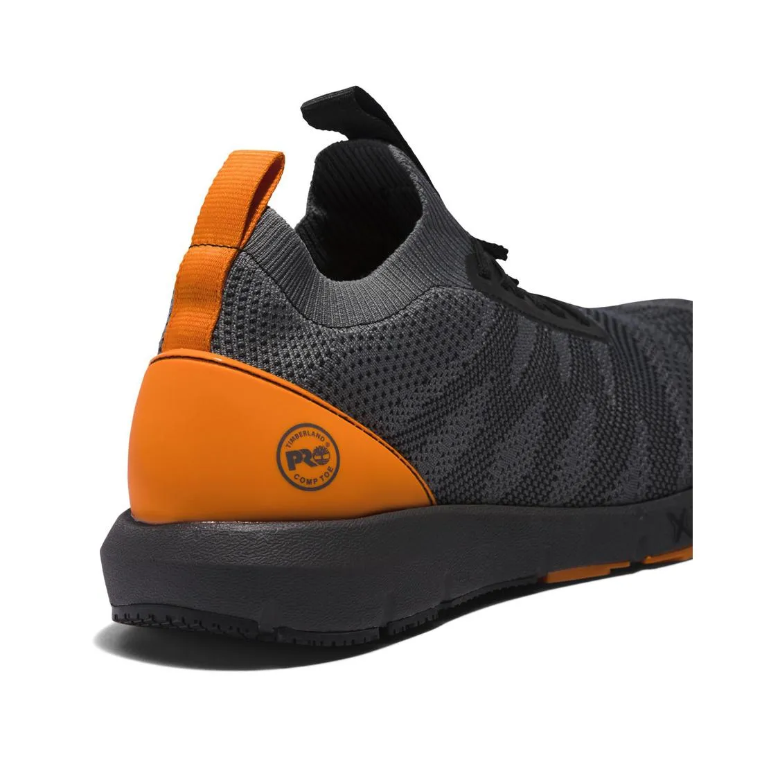 Chaussure de travail à embout composite tricoté Radius Gris