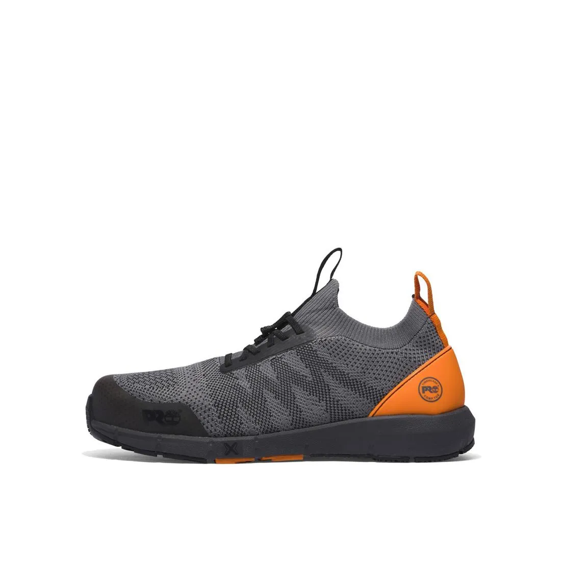 Chaussure de travail à embout composite tricoté Radius Gris