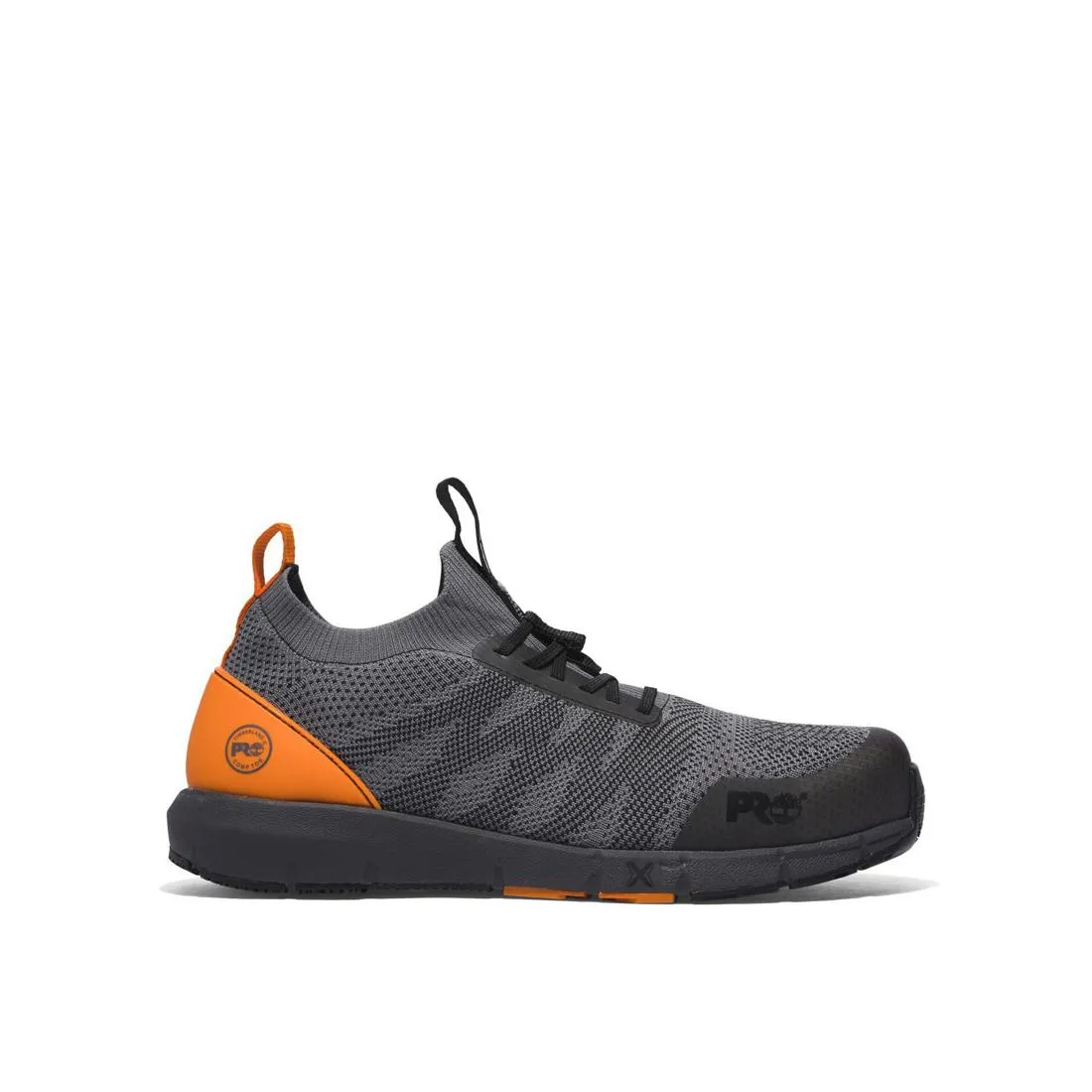 Chaussure de travail à embout composite tricoté Radius Gris