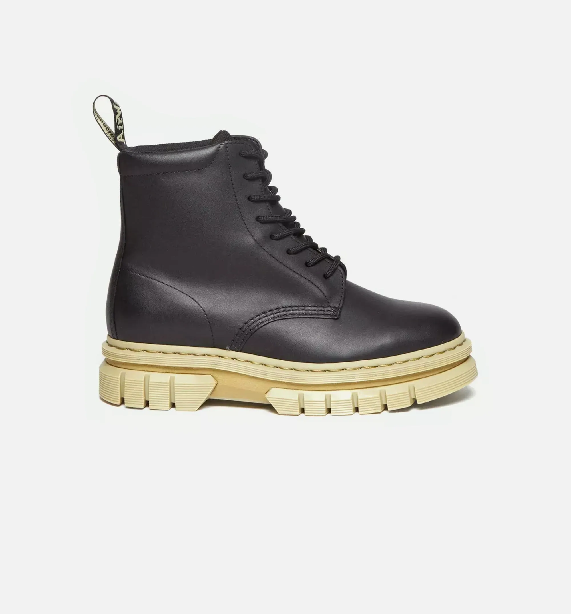 Bottes pour Hommes Rikard Contrast à Semelle Unique - Noir/Beige