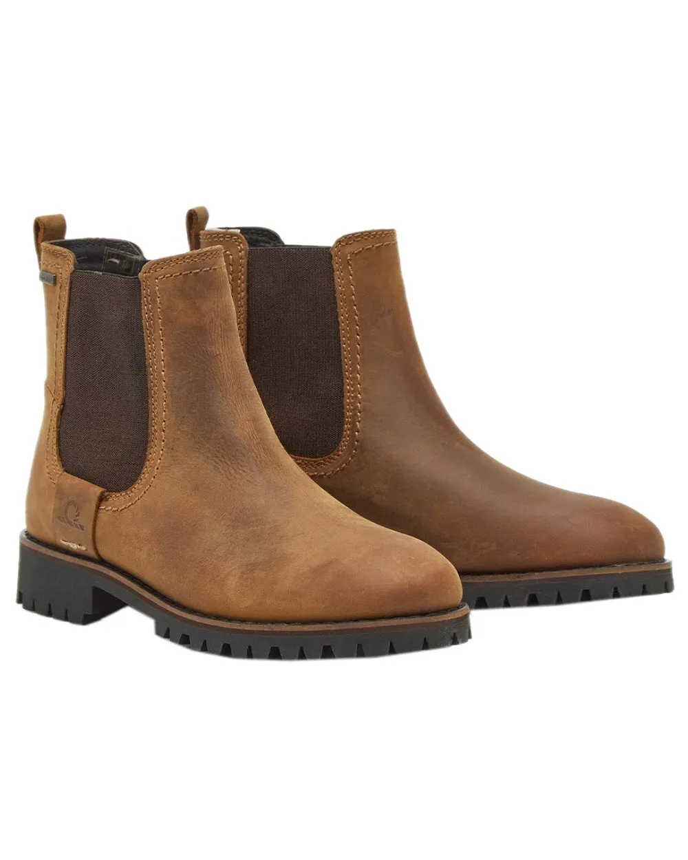 Bottes Chelsea imperméables en cuir premium Olympia II pour femmes Chatham